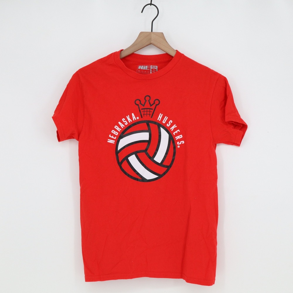 Nebraska Huskers T-Shirt Unisex S Red NCAA Volleyball NIL Store Excellent